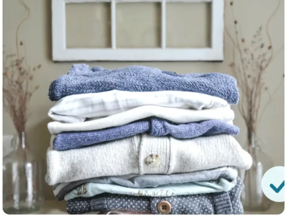 Folded sheet set used for rental laundry