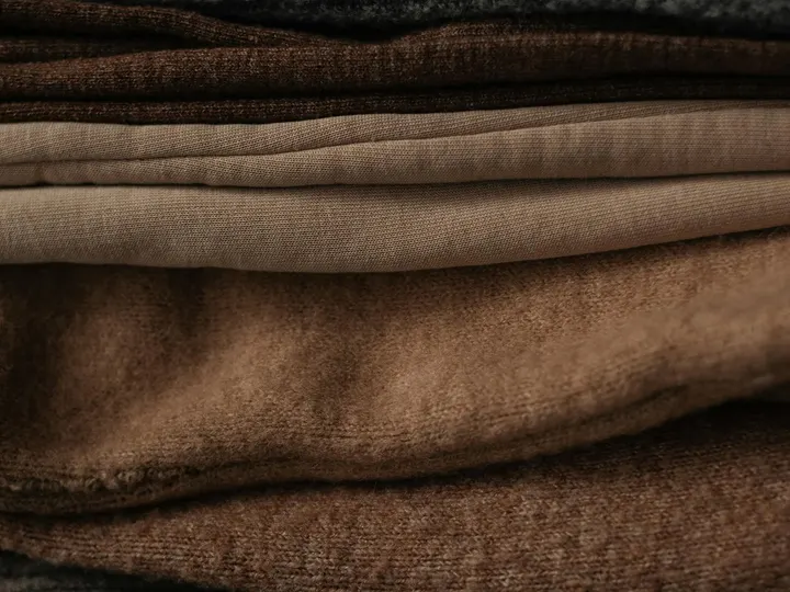 Commercial laundry items reviewed before pickup