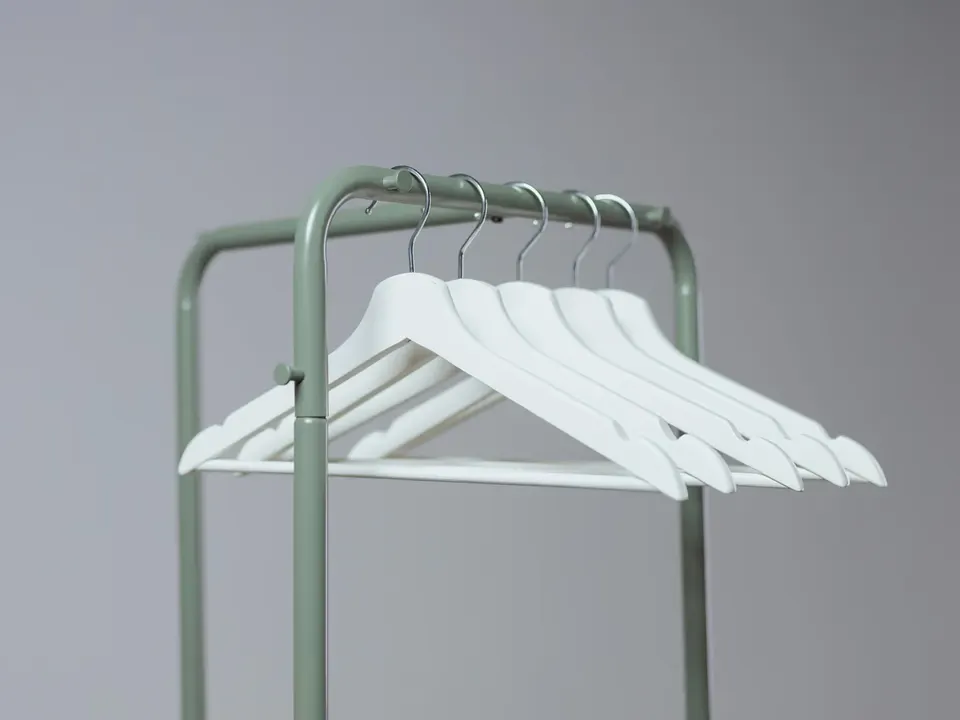 Salon towels stacked for a recurring pickup route